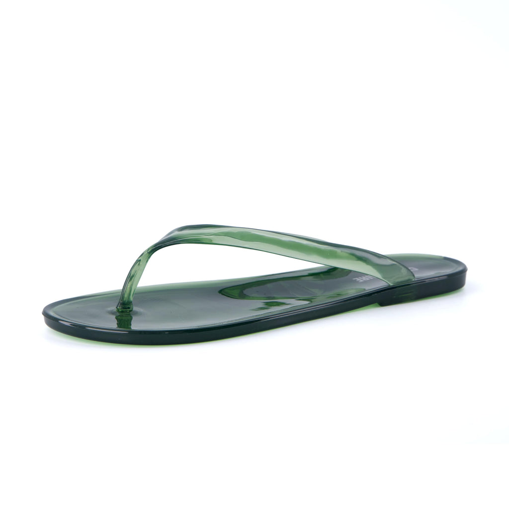 CUSHIONAIRE Splash Jelly Flip Flops for Women With Flexible Sole, Soft Footbed Summer Sandals for Women