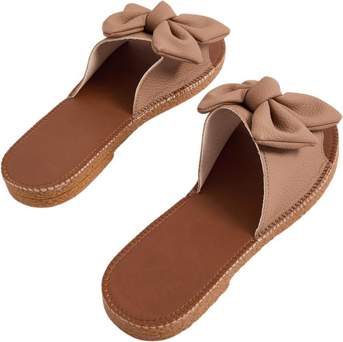 Bow Flat Sandals, Open Toe Summer Shoes