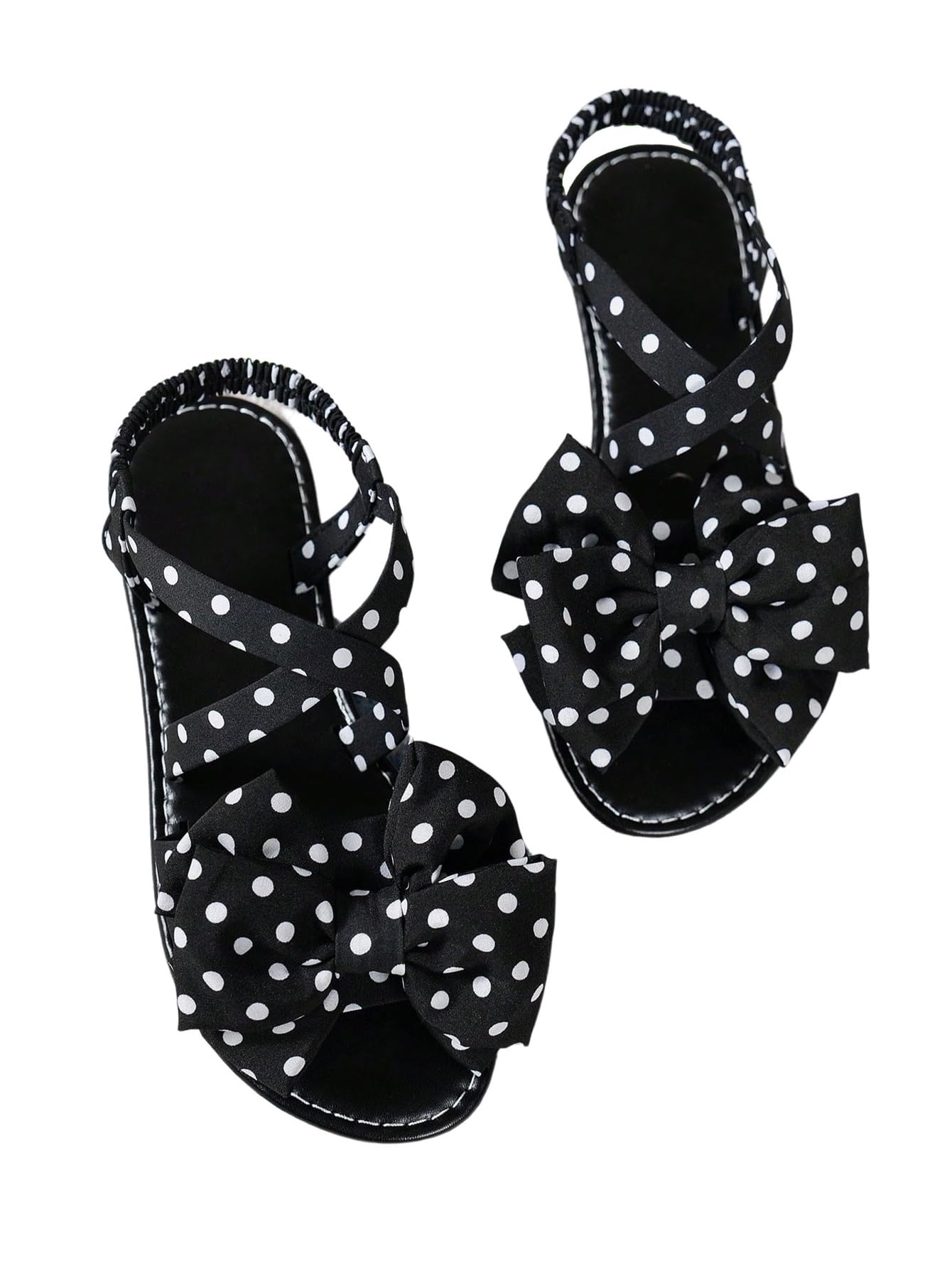 GORGLITTER Women's Bow Flat Sandals Dressy Formal Cute Strappy Ankle Strap Open Toe Summer Beach Sandals 2026
