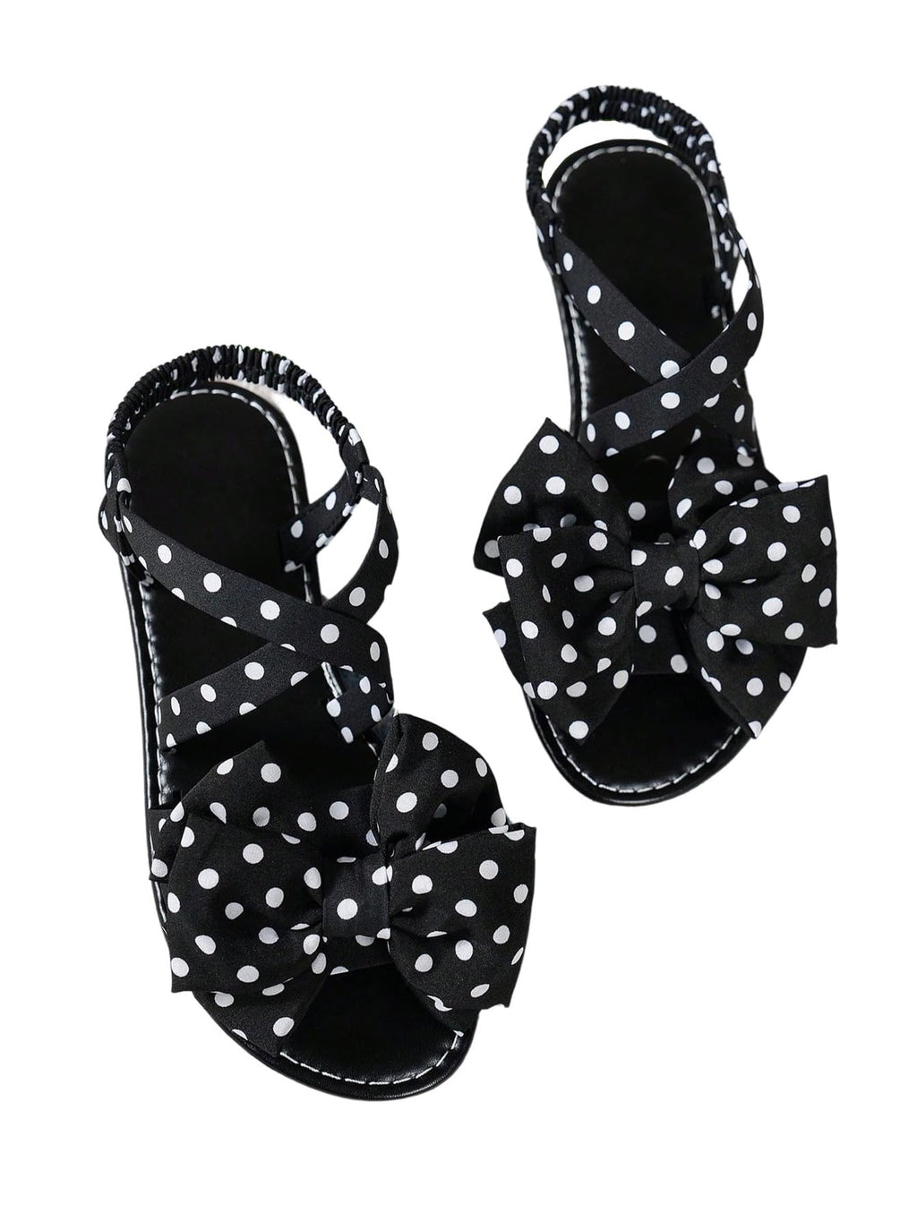 GORGLITTER Women's Bow Flat Sandals Dressy Formal Cute Strappy Ankle Strap Open Toe Summer Beach Sandals 2026