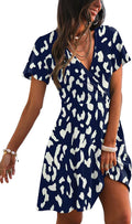 RUMIA Womens Casual Dresses Wrap V Neck Dress A-Line Ruffle Sleeve Summer Sundress Fashion 2026