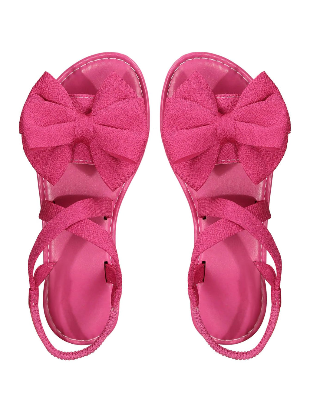 GORGLITTER Women's Bow Flat Sandals Dressy Formal Cute Strappy Ankle Strap Open Toe Summer Beach Sandals 2026