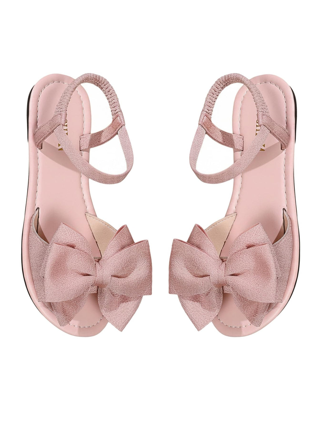 GORGLITTER Women's Bow Flat Sandals Dressy Formal Cute Strappy Ankle Strap Open Toe Summer Beach Sandals 2026