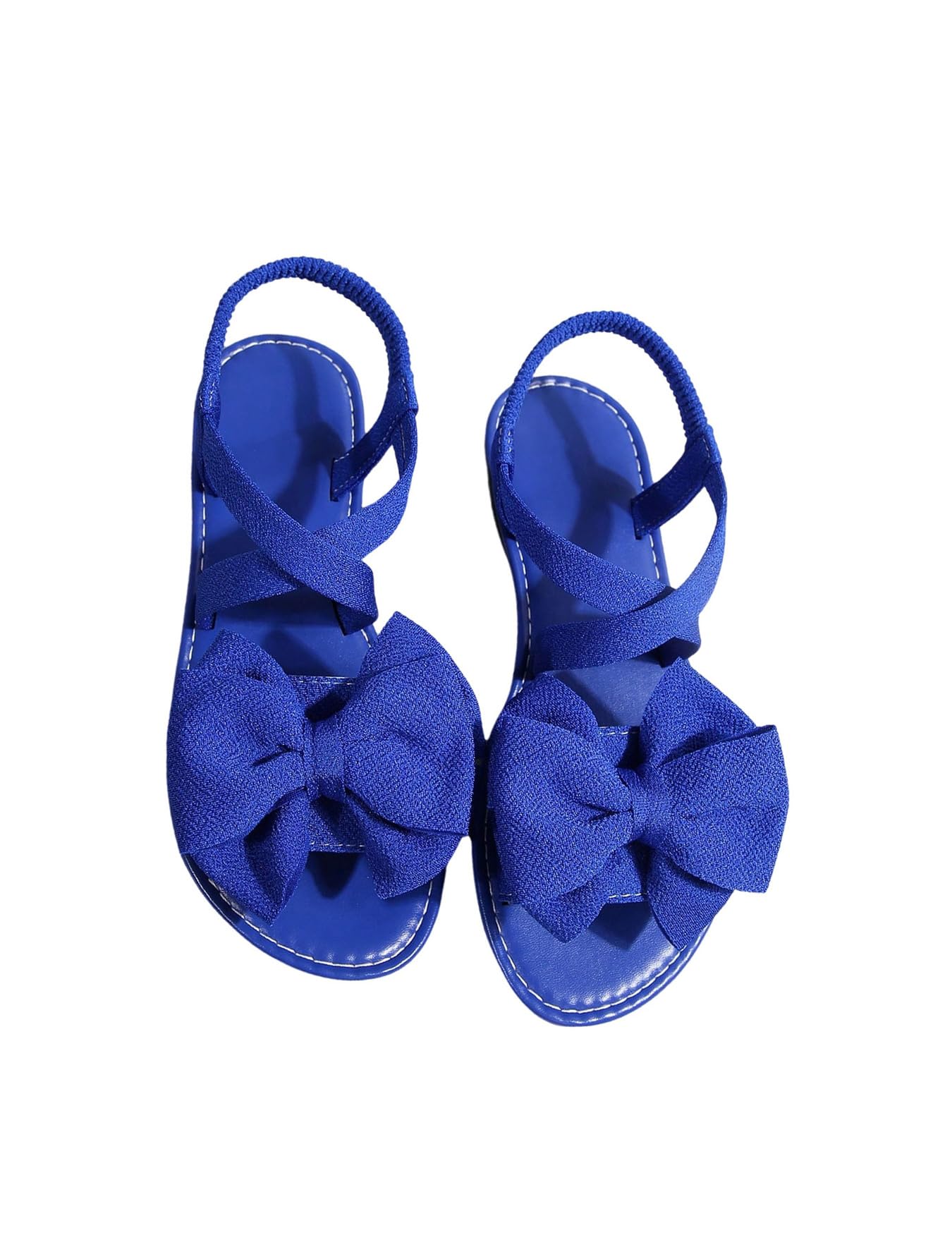 GORGLITTER Women's Bow Flat Sandals Dressy Formal Cute Strappy Ankle Strap Open Toe Summer Beach Sandals 2026