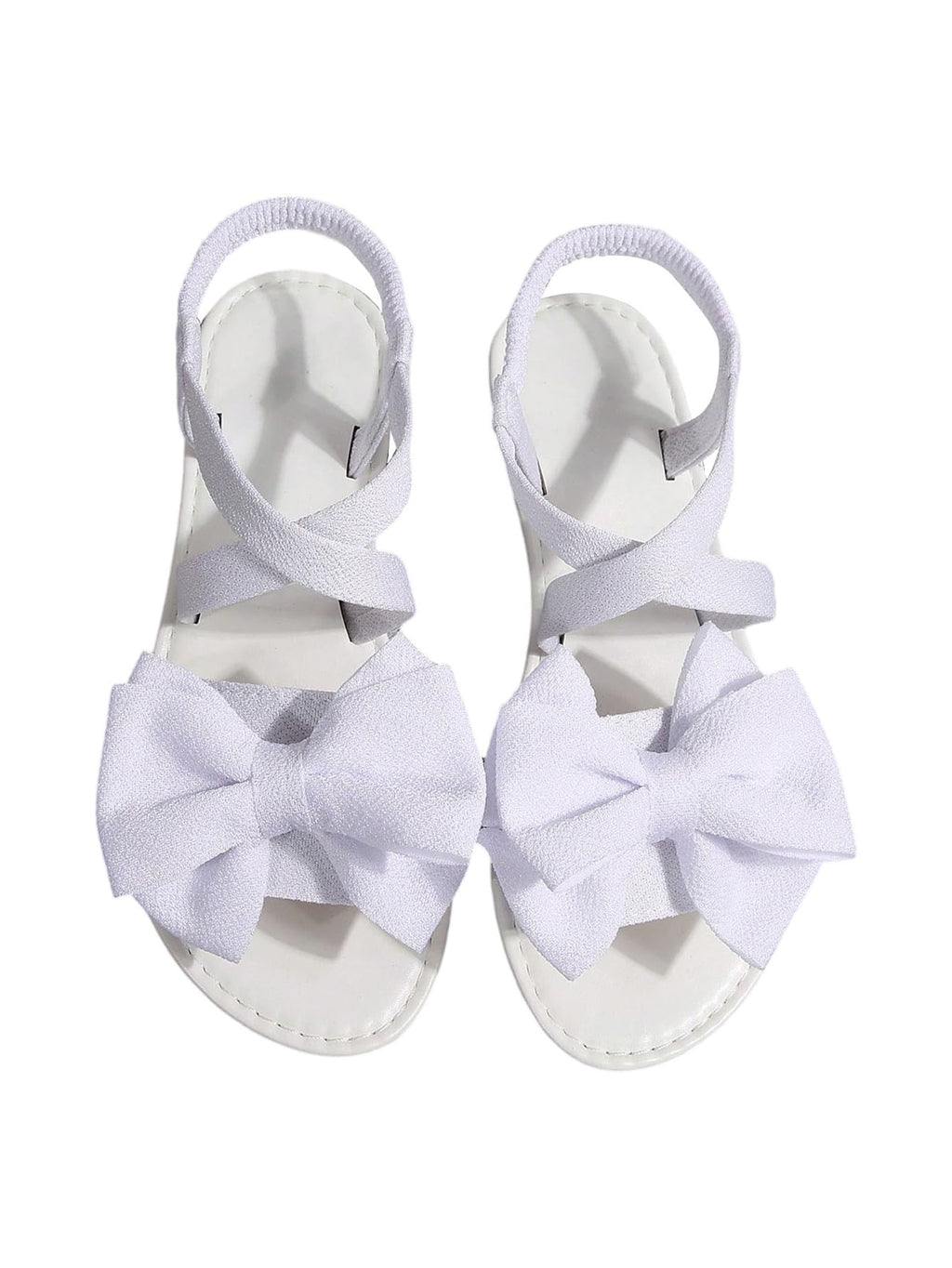 GORGLITTER Women's Bow Flat Sandals Dressy Formal Cute Strappy Ankle Strap Open Toe Summer Beach Sandals 2026