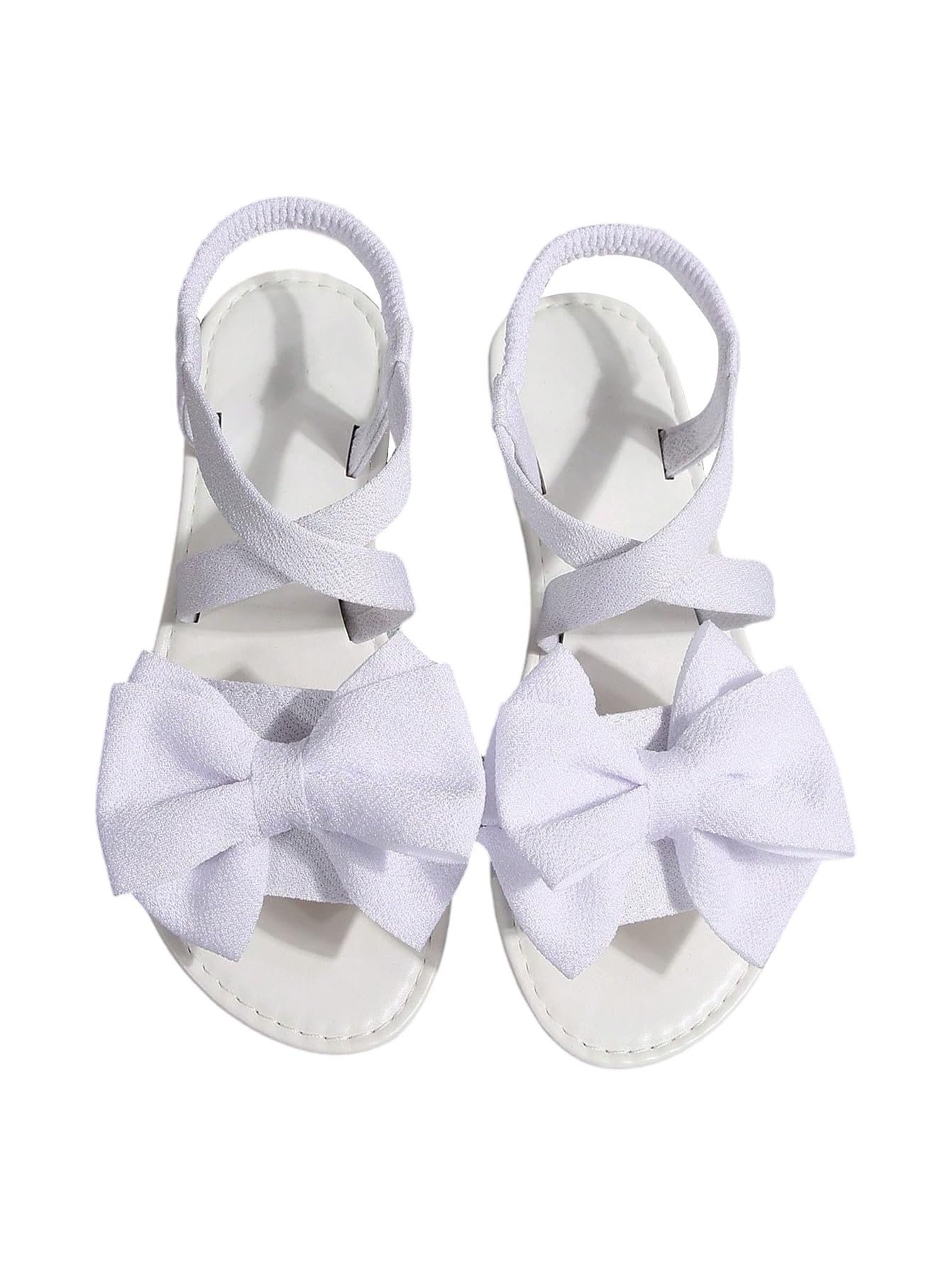 GORGLITTER Women's Bow Flat Sandals Dressy Formal Cute Strappy Ankle Strap Open Toe Summer Beach Sandals 2026