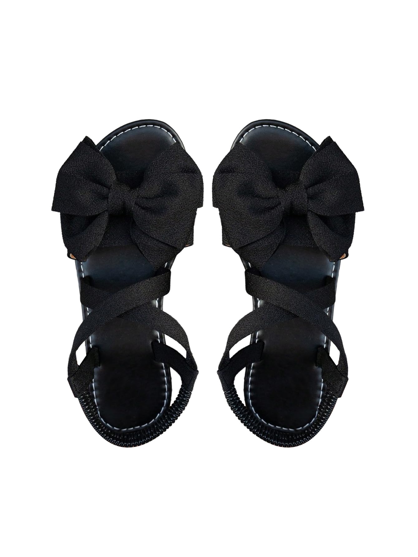 GORGLITTER Women's Bow Flat Sandals Dressy Formal Cute Strappy Ankle Strap Open Toe Summer Beach Sandals 2026