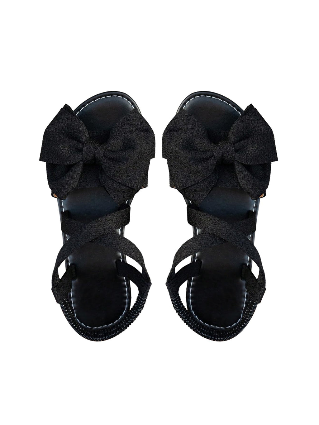 GORGLITTER Women's Bow Flat Sandals Dressy Formal Cute Strappy Ankle Strap Open Toe Summer Beach Sandals 2026