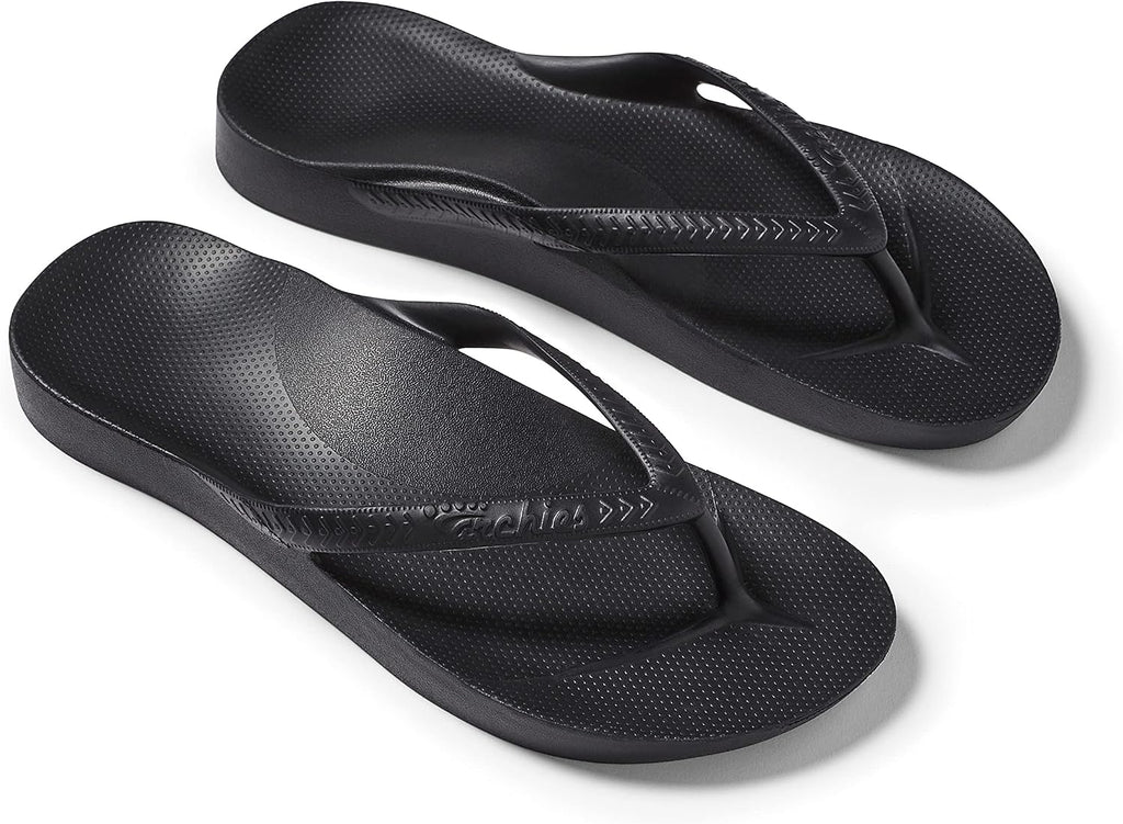 Archies Arch Support Flip Flops for Men & Women – Orthotic Sandals for Plantar Fasciitis Relief – Lightweight, Cushioning, Shock-Absorbing Thong Sandals for Walking, Foot Pain & All-Day Comfort